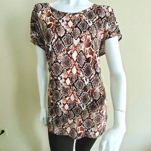 Cool Melon Scoop Neck Tunic Style Top